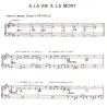 Score "A la vie, A la mort " Gilbert Laffaille - © GL Edition