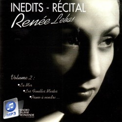 Album MP3 "Inédits - Récital" Volume 2 - Renée LEBAS