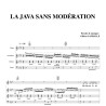 Downloadable Score "La java sans modération" Gilbert Laffaille