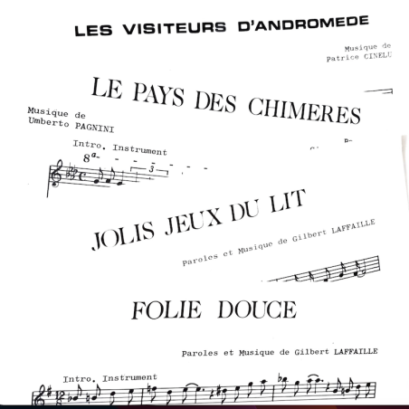 Score "Il neige" Gilbert Laffaille