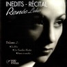 CD "Inédits - Récital" vol. 2 Renée Lebas