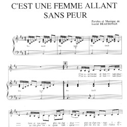 Score "C'est une femme allant sans peur" Lucid Beausonge