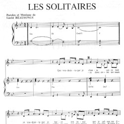 Partition " Les solitaires" Lucid Beausonge