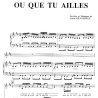 score "Où que tu ailles" Lucid Beausonge