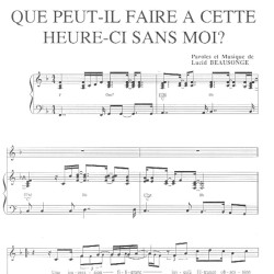 Score " Que peut-il faire a cette heure-ci sans moi" Lucid Beausonge